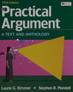 Practical Argument: Text & Anthology 5th Ed.