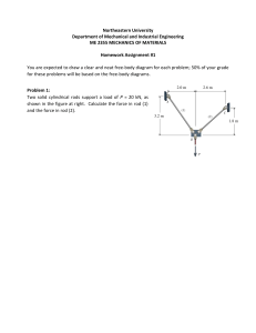 Mechanics of Materials Homework Assignment