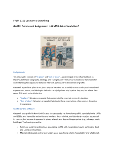 Graffiti Art or Vandalism: Debate & Assignment
