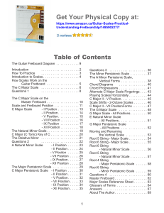 Guitar Scales: Practical Guide to Fretboard Harmony