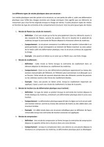 Rotules Plastiques et Degr&eacute;s de Libert&eacute; Structurels