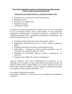 N&oacute;voa: G&ecirc;nese da Profiss&atilde;o Docente