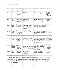 Sound-Scape Study: Music & Daily Life