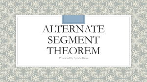 Alternate Segment Theorem Guide
