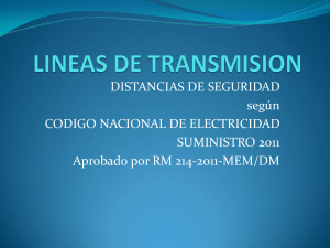 Distancias de Seguridad El&eacute;ctrica C&oacute;digo 2011