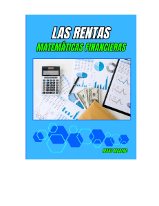 Gu&iacute;a de Rentas: Matem&aacute;ticas Financieras