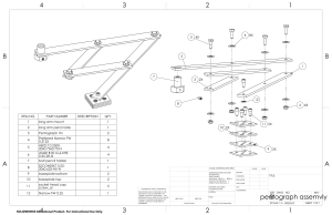 Pantograph Assembly Technical Drawings