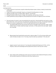 Physics 2140 Discussion 11 Worksheet
