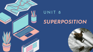 Physics: Superposition, Diffraction & Interference