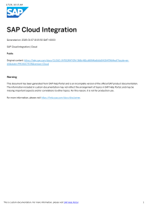 SAP Integration Patterns Guide