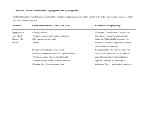 Guide to Hypoglycemia, Hyperglycemia, DKA & HHS