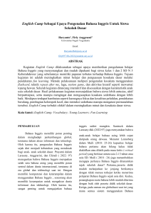 Efektivitas English Camp untuk Siswa SD