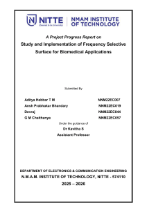 FSS for Biomedical Applications Project Report