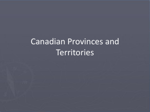 Canadian Provinces and Territories: Facts & Capitals