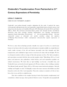 Cinderella's Transformation: Femininity & Gender Roles