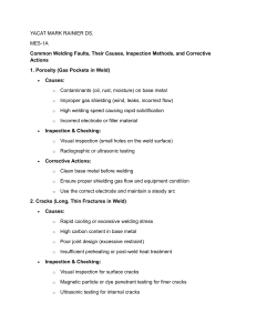 Common Welding Faults: Causes & Corrections