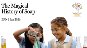 History and Science of Soap Infographic