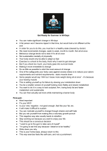 90-Day Summer Fitness Guide: Build Muscle, Lose Fat