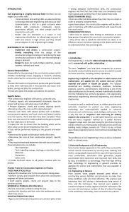 Guide to Civil Engineering Disciplines