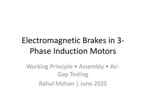 Electromagnetic Brakes in 3-Phase Motors Guide