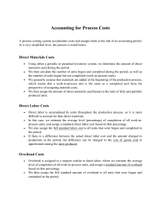 Guide to Process Costing in Accounting