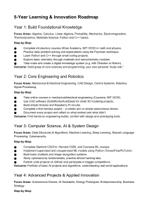 5-Year Innovation & Learning Roadmap