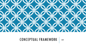 IASB Conceptual Framework for Financial Reporting