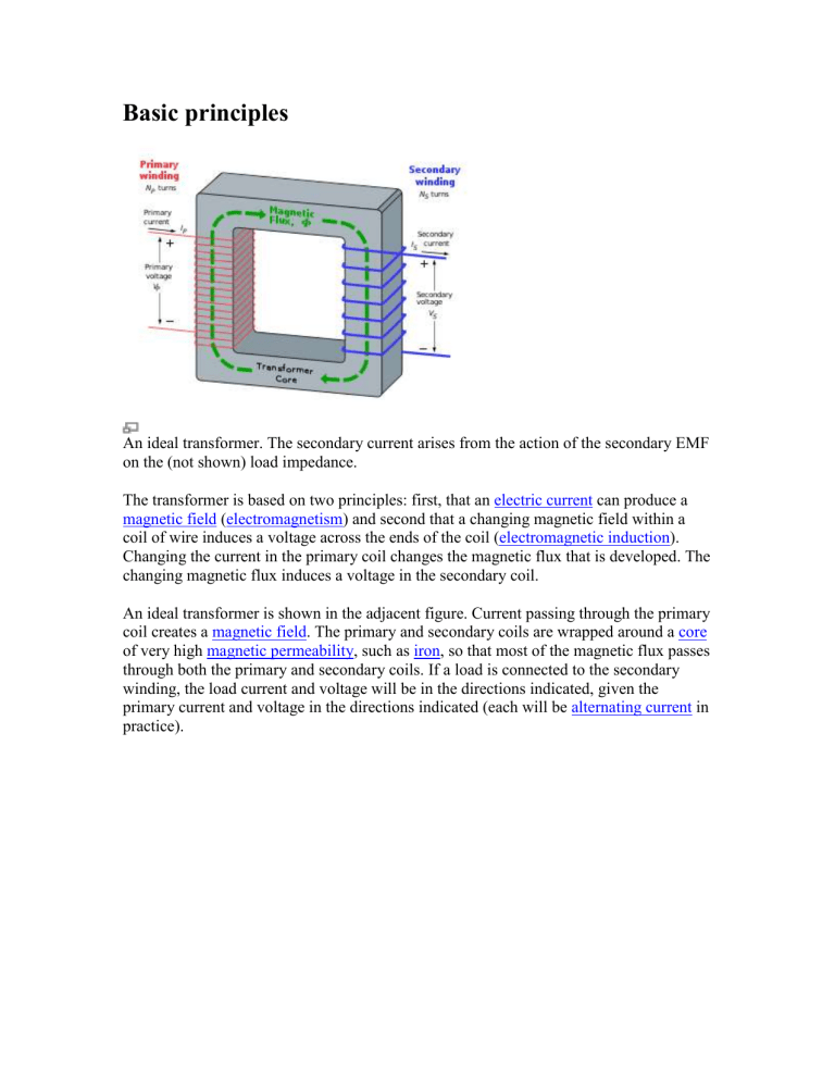 Transformers Electrical Principles Transformer Principles and Applications Guide
