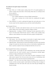The Negative Impact of Social Media