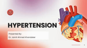 Hypertension: Diagnosis, Management, and Treatment Guidelines