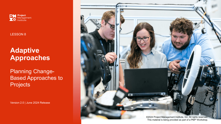 Adaptive Project Management: PMI Guide