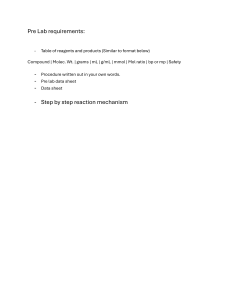 Chemistry Lab Report Template Guide