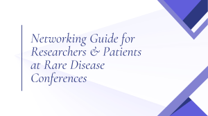Networking Guide for Rare Disease Conferences