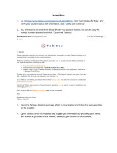 Guide to Get Tableau for Students