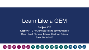 Network Authentication Methods: Lesson Plan