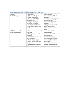 Traffic Management & ANPR Systems Overview