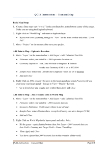 QGIS Tsunami Mapping Tutorial Guide