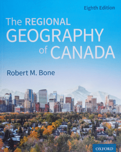 Regional Geography of Canada Textbook