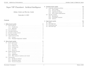 AI Cheatsheet | Stanford CS 221 Key Concepts