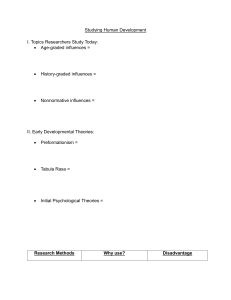 Human Development Study Guide