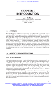 Hydraulics of Open-Channel Flow Guide