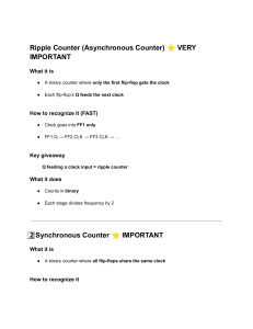 Guide to Digital Counters in Logic Design