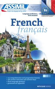 French With Ease: Assimil B2 Coursebook