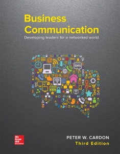 Business Communication Textbook | Networked World Leadership