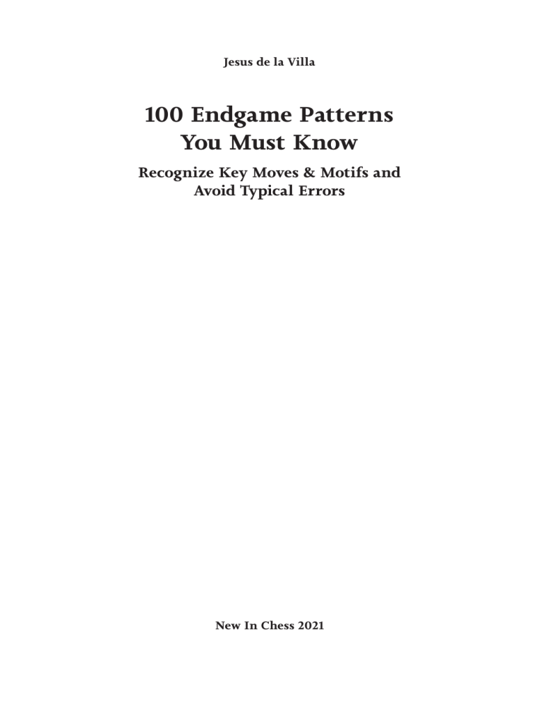 100 Endgame Patterns You Must Know