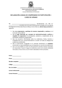 Formulario Curso Verano Psicolog&iacute;a UNMSM