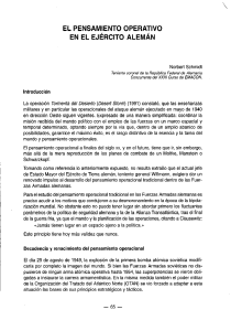 Pensamiento Operativo en el Ej&eacute;rcito Alem&aacute;n