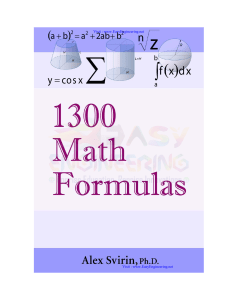 1300 Math Formulas- By EasyEngineering.net