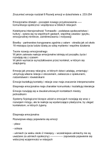 Rozw&oacute;j emocjonalny dziecka - psychologia