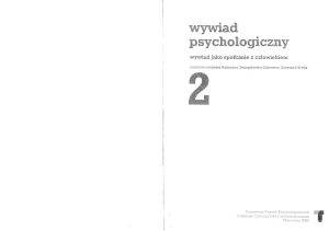 Podręcznik wywiadu psychologicznego